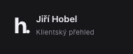 Schválený náhled: h., Jiří Hobel, Klientský přehled