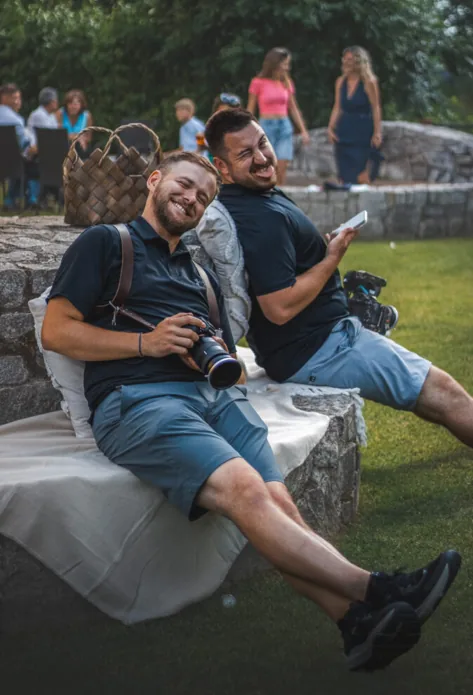 Jiří a Dominik z týmu Fotíme Točíme s fotografickou technikou